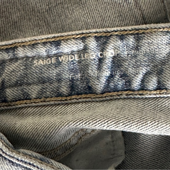 AG Adriano Goldschmied Light Blue Flare Jeans - Picture 5 of 8